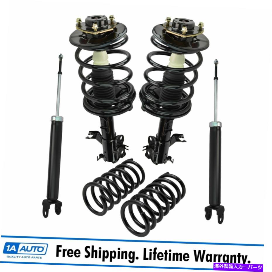 サスペンション フロント完全積み込みストラットショックアブソーバーコイルスプリングサスペンションキットセット6pc Front Complete Loaded Strut Shock Absorber Coil Spring Suspension Kit Set 6pc【並行輸入品】