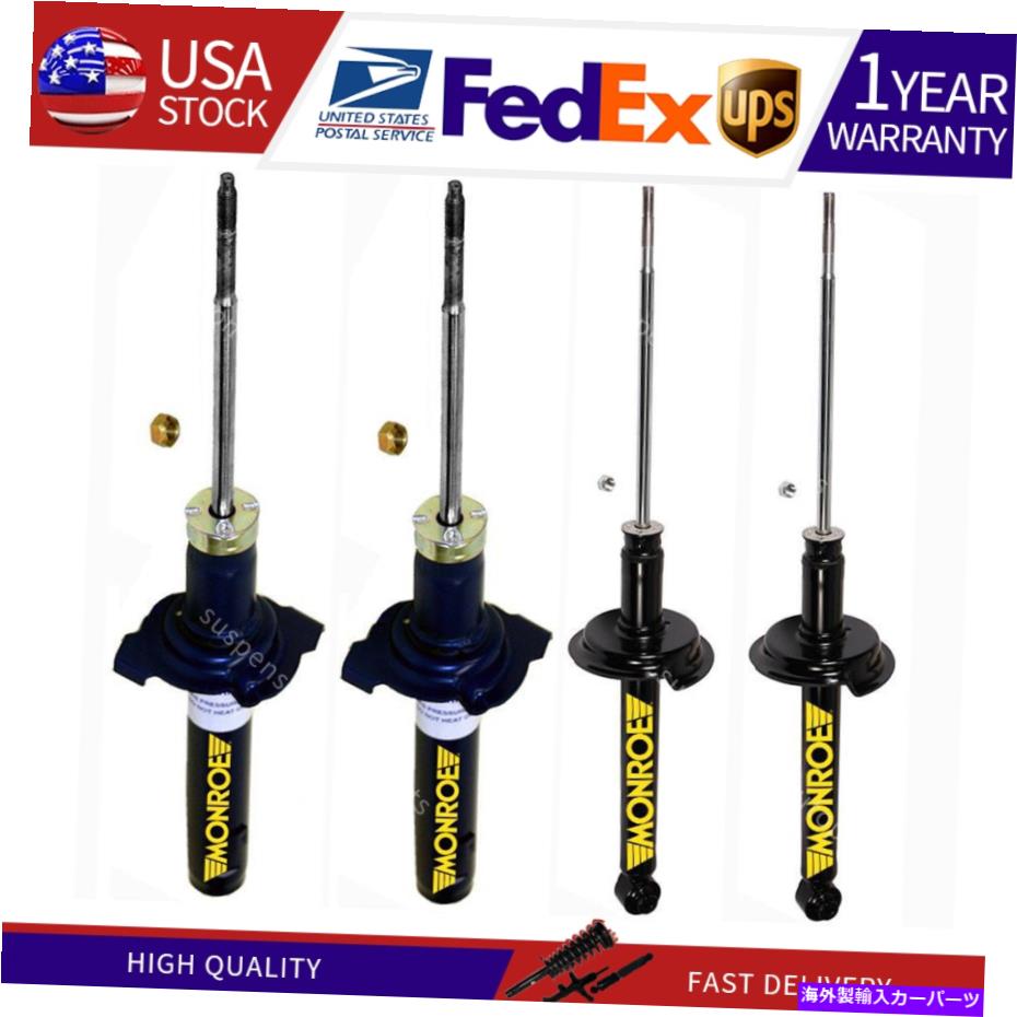 サスペンション Acura TL 4x Monroe Rear Front Left Right Suspents Struts Shocksに適合する Fits Acura TL 4X Monroe Rear Front Left Right Suspension Struts shocks【並行輸入品】