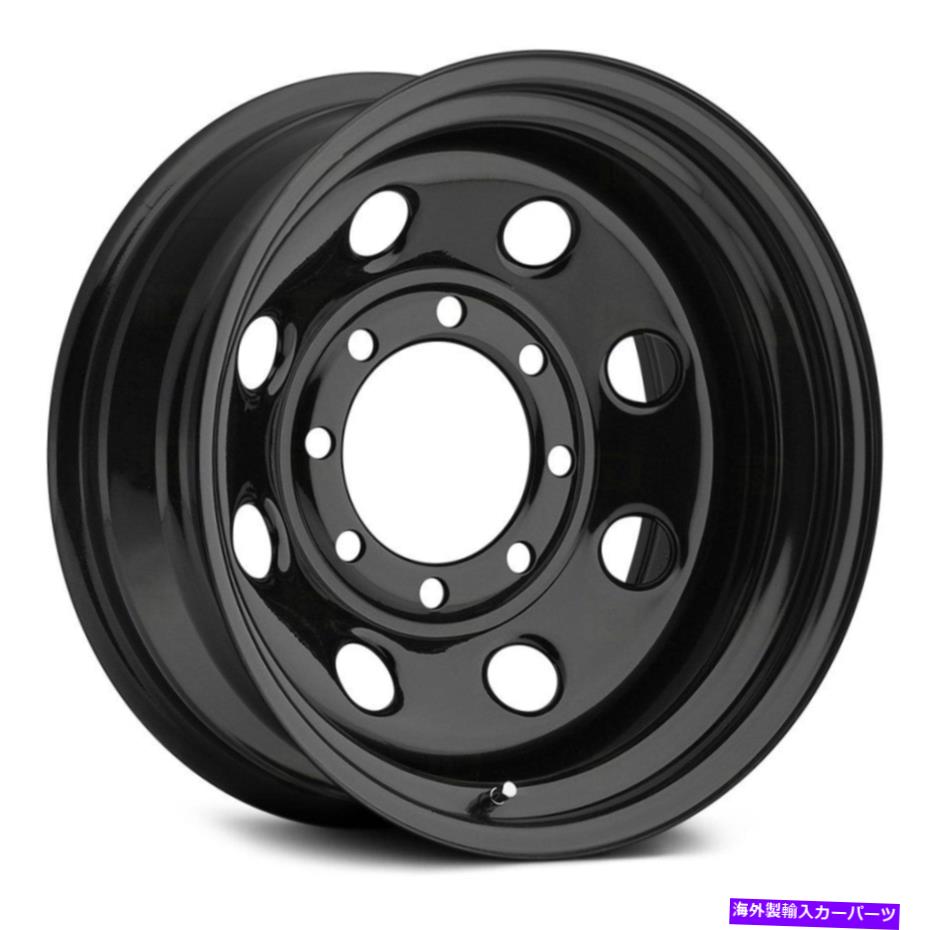 ホイール 4本セット ビジョン85ソフト8ホイール15x8(-29、5x114.3、83)4のブラックリムセット Vision 85 SOFT 8 Wheels 15x8 (-29, 5x114.3, 83) Black Rims Set of 4【並行輸入品】|Us Custom Parts Shop USDM