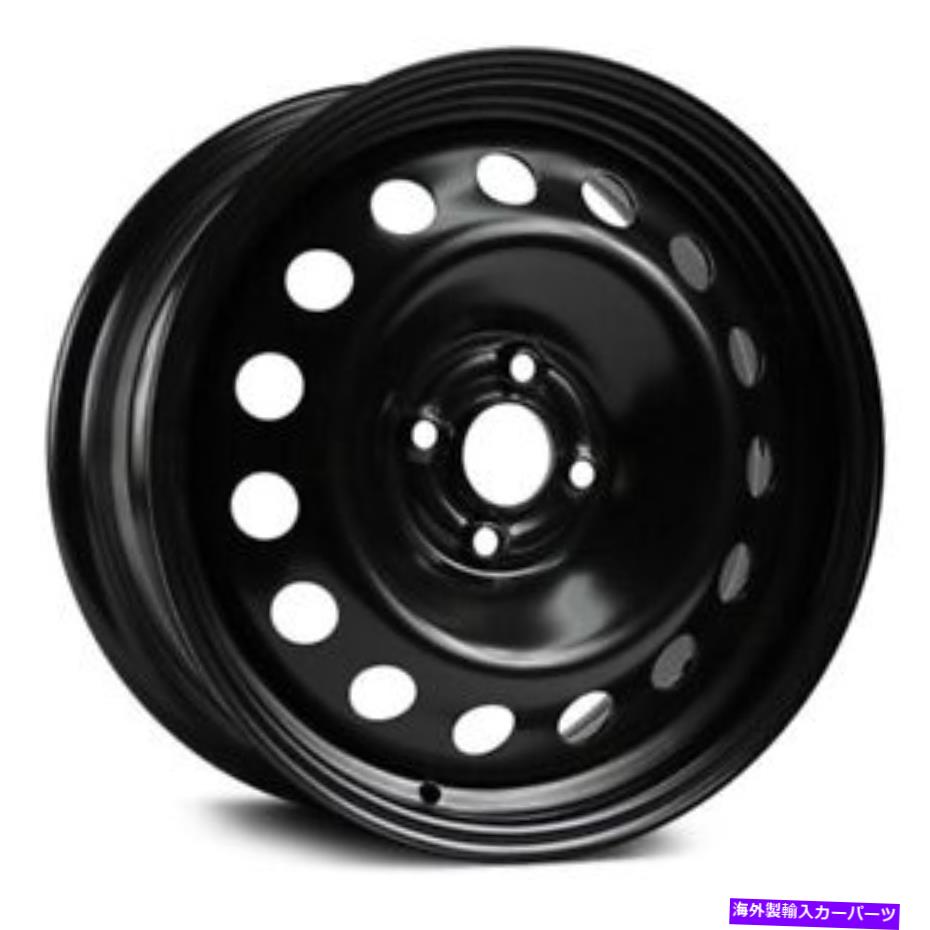 ホイール　４本セット RT 16 "スチールホイール4ラグX46460ホイール16x6.5（42、4x100）4のブラックリムセット RT 16" STEEL WHEEL 4 LUG X46460 Wheels 16x6.5 (42, 4x100) Black Rims Set of 4【並行輸入品】｜Us Custom Parts Shop USDM