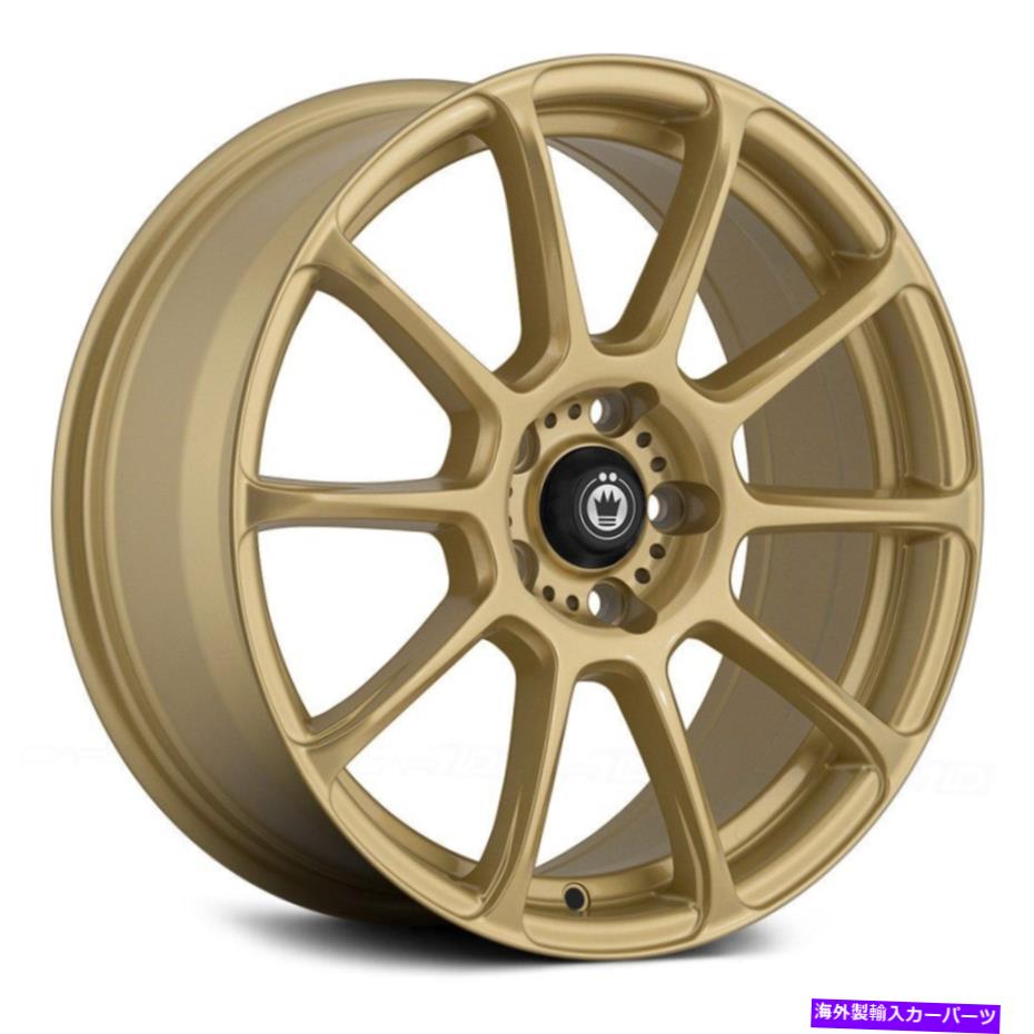 ホイール　４本セット Konig Runliteホイール16x7.5（45、4x100、73.1）4のゴールドリムセット Konig RUNLITE Wheels 16x7.5 (45, 4x100, 73.1) Gold Rims Set of 4【並行輸入品】｜Us Custom Parts Shop USDM