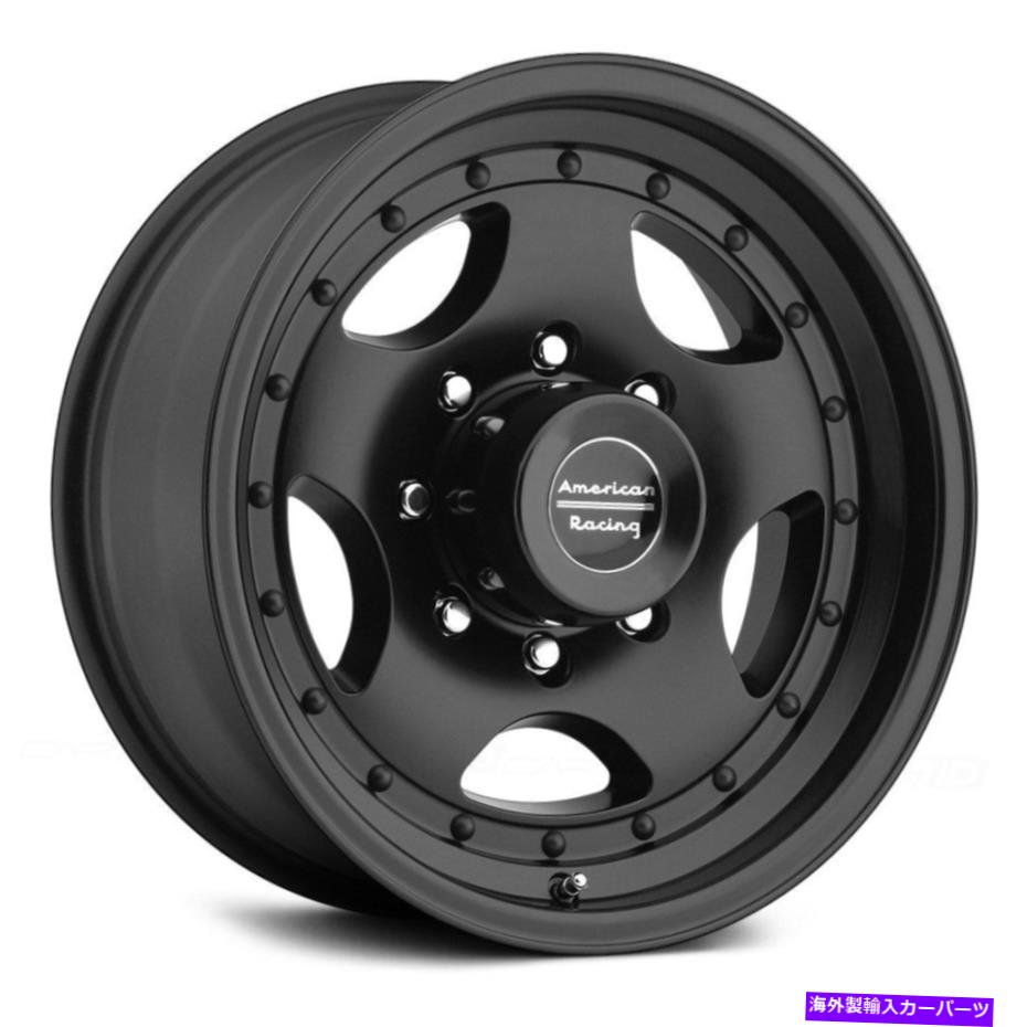ホイール 4本セット American Racing AR23 1PCホイール15x7(-6、5x127、83.06)4のブラックリムセット American Racing AR23 1PC Wheels 15x7 (-6, 5x127, 83.06) Black Rims Set of 4【並行輸入品】|Us Custom Parts Shop USDM
