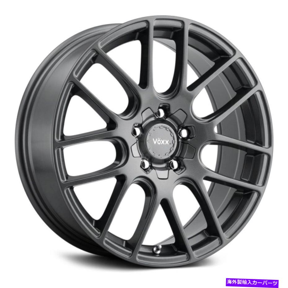 ホイール 4本セット Voxx orsoホイール16x7(40、5x120.65、72.56)4のガンメタルリムセット Voxx ORSO Wheels 16x7 (40, 5x120.65, 72.56) Gunmetal Rims Set of 4【並行輸入品】|Us Custom Parts Shop USDM