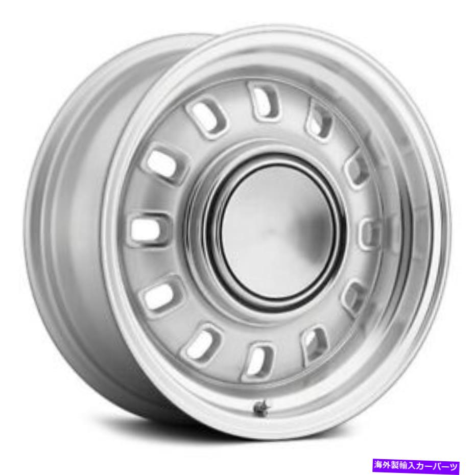 ホイール 4本セット 伝説の12スロットホイール15x7(7、4x114.3、79.6)4のシルバーリムセット Legendary 12 SLOT Wheels 15x7 (7, 4x114.3, 79.6) Silver Rims Set of 4【並行輸入品】