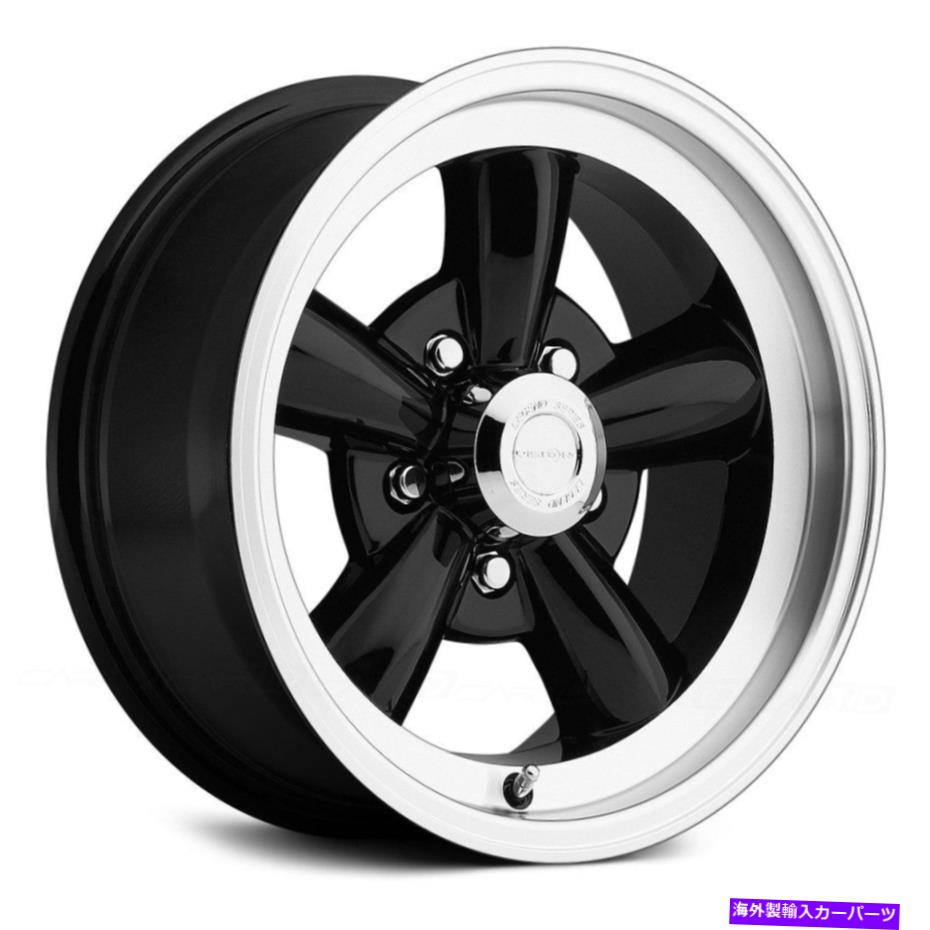 ホイール　４本セット ビジョン141レジェンド5ホイール15x7（-7、5x120.65、83）4のブラックリムセット Vision 141 LEGEND 5 Wheels 15x7 (-7, 5x120.65, 83) Black Rims Set of 4【並行輸入品】｜Us Custom Parts Shop USDM