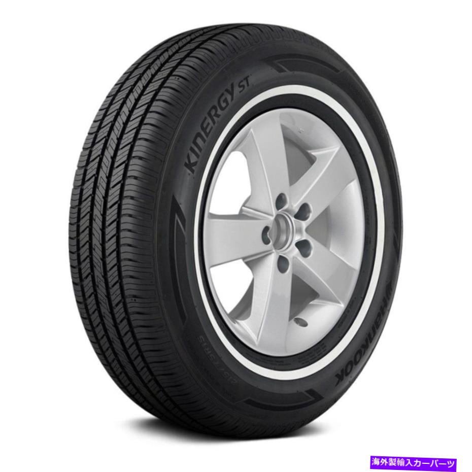 ホイール　４本セット 4つのタイヤ215/75R14 TキネルST H735 W白い壁燃料効率 Hankook Set of 4 Tires 215/75R14 T KINERGY ST H735 w WHITE WALL Fuel Efficient【並行輸入品】