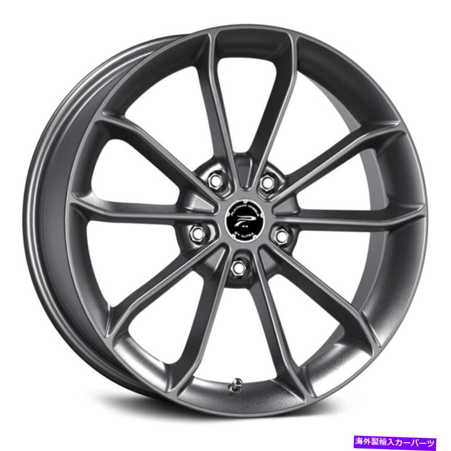 ホイール 4本セット Platinum 457gn啓示ホイール18x8(35、5x110、72.62)4のガンメタルリムセット Platinum 457GN REVELATION Wheels 18x8 (35, 5x110, 72.62) Gunmetal Rims Set of 4【並行輸入品】