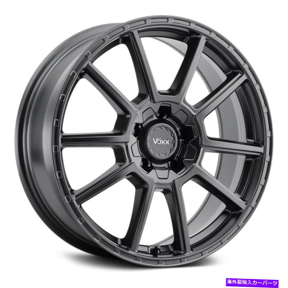 ホイール 4本セット Voxxモンテホイール17x7.5(40、5x114.3、73.1)4のブラックリムセット Voxx MONTE Wheels 17x7.5 (40, 5x114.3, 73.1) Black Rims Set of 4【並行輸入品】|Us Custom Parts Shop USDM