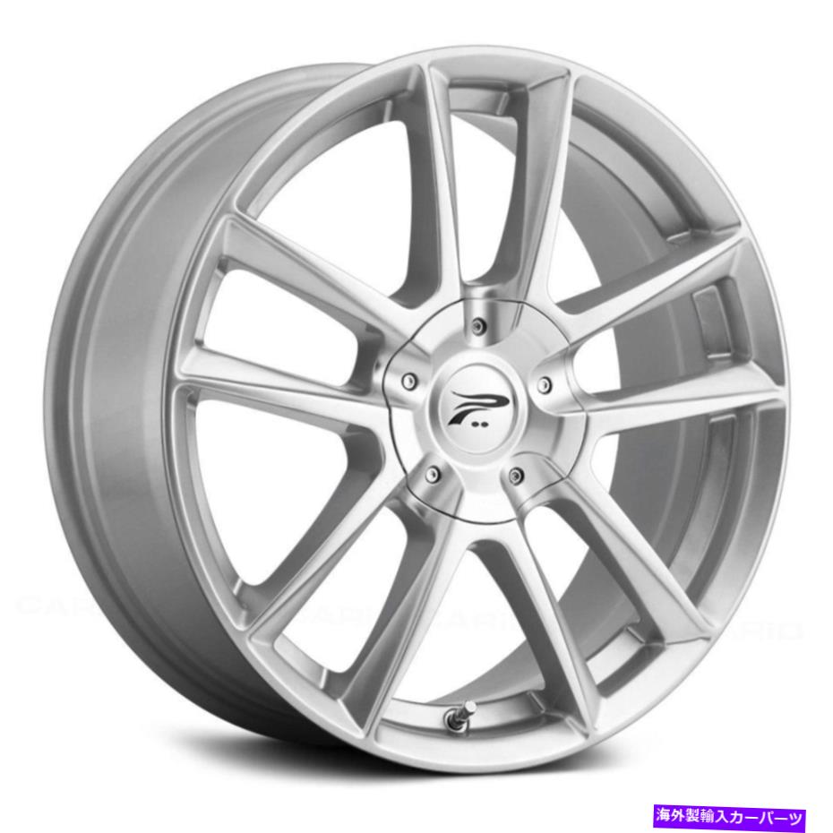 ホイール　４本セット プラチナ436Sジェミニホイール17x7.5（35、5x114.3、72.62）4のシルバーリムセット Platinum 436S GEMINI Wheels 17x7.5 (35, 5x114.3, 72.62) Silver Rims Set of 4【並行輸入品】｜Us Custom Parts Shop USDM