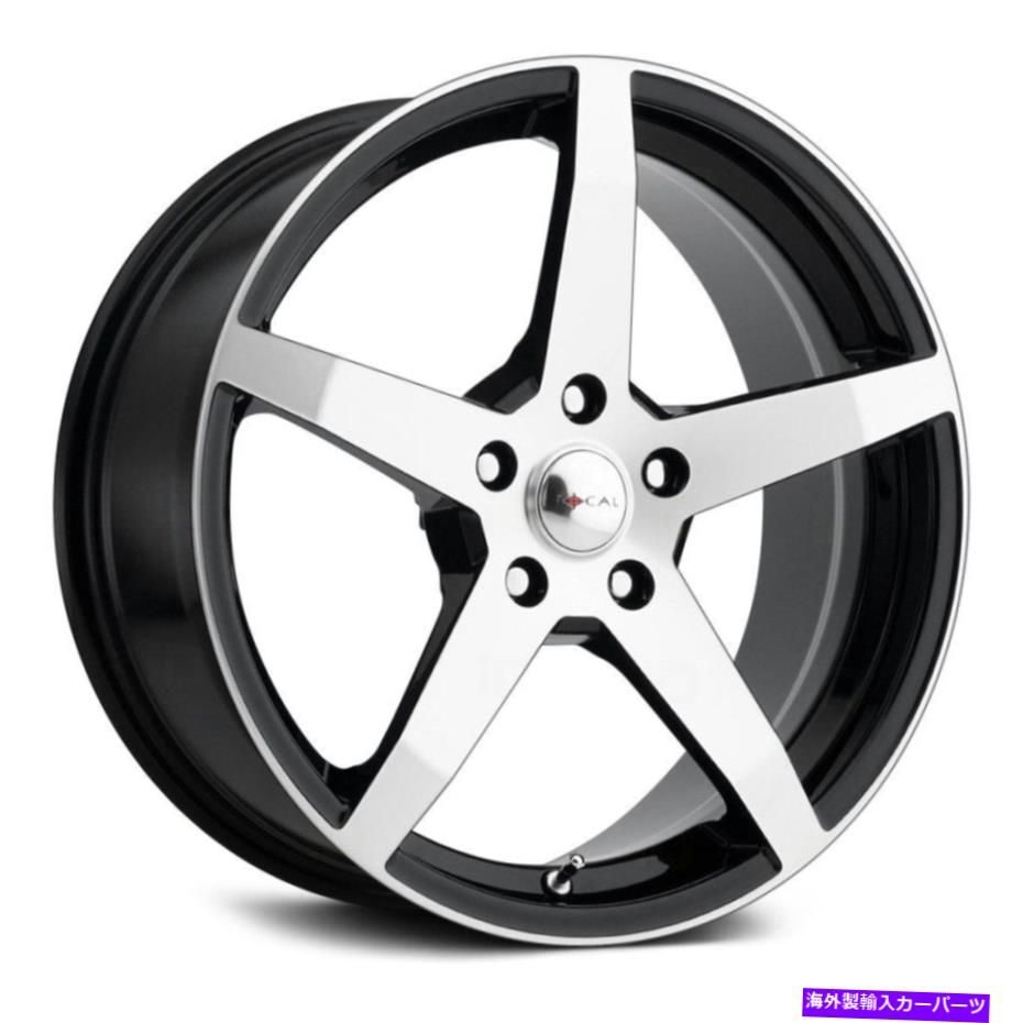 ホイール 4本セット フォーカル455U F-55ホイール16x7(40、5x100、63.3)4のブラックリムセット Focal 455U F-55 Wheels 16x7 (40, 5x100, 63.3) Black Rims Set of 4【並行輸入品】|Us Custom Parts Shop USDM