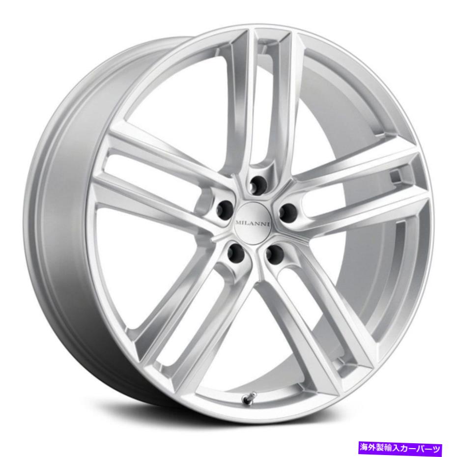ホイール　４本セット Milanni 475クラッチホイール20x10.5（38、5x120.65、72.6）4のシルバーリムセット Milanni 475 CLUTCH Wheels 20x10.5 (38, 5x120.65, 72.6) Silver Rims Set of 4【並行輸入品】｜Us Custom Parts Shop USDM