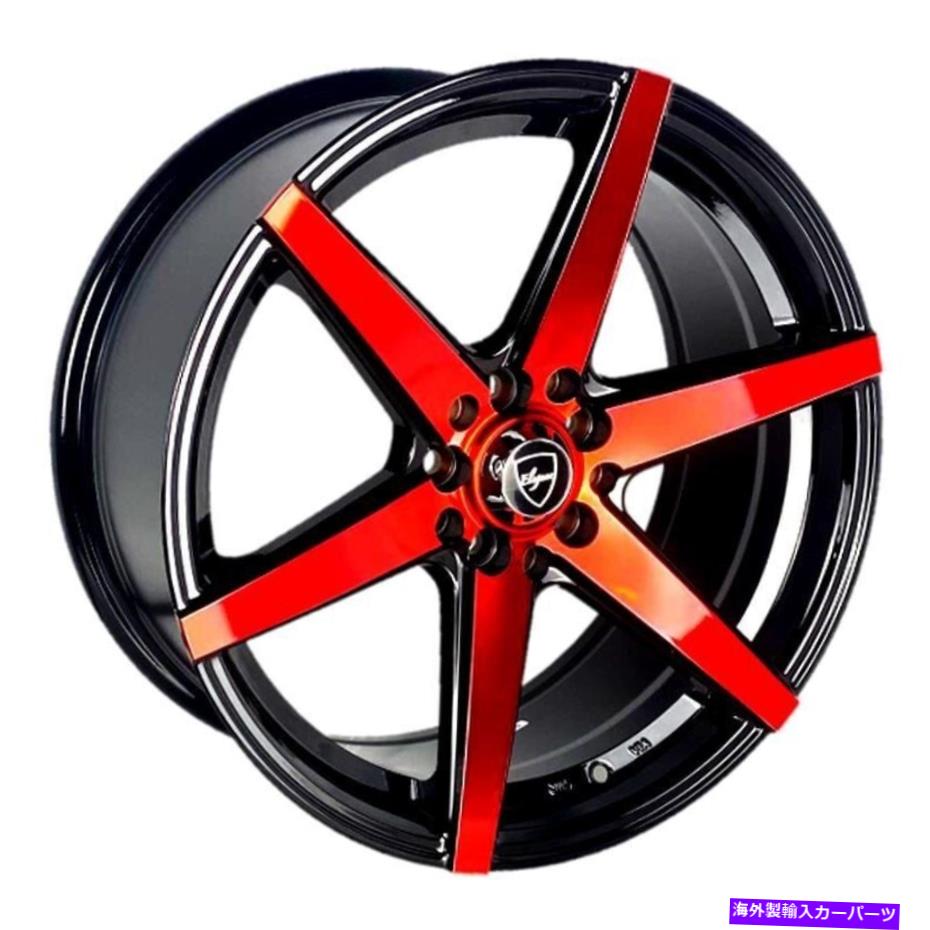 ホイール　４本セット エレガントなE002ホイール17x8（35、5x114.3、72.6）グロスリムセット4 Elegant E002 Wheels 17x8 (35, 5x114.3, 72.6) Gloss Rims Set of 4【並行輸入品】｜Us Custom Parts Shop USDM