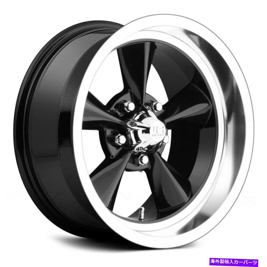 ホイール　４本セット U.S. Mags U107 Standard 1PCホイール18x8（1、5x120.65、72.56）4のブラックリムセット U.S. Mags U107 STANDARD 1PC Wheels 18x8 (1, 5x120.65, 72.56) Black Rims Set of 4【並行輸入品】｜Us Custom Parts Shop USDM
