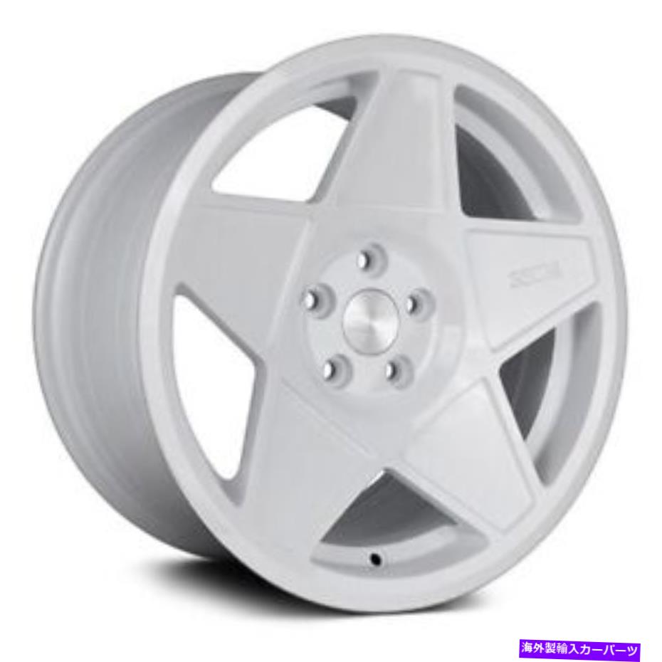 ホイール　４本セット 3SDM 0.05ホイール16x8（25、4x100、73.1）4のホワイトリムセット 3SDM 0.05 Wheels 16x8 (25, 4x100, 73.1) White Rims Set of 4【並行輸入品】