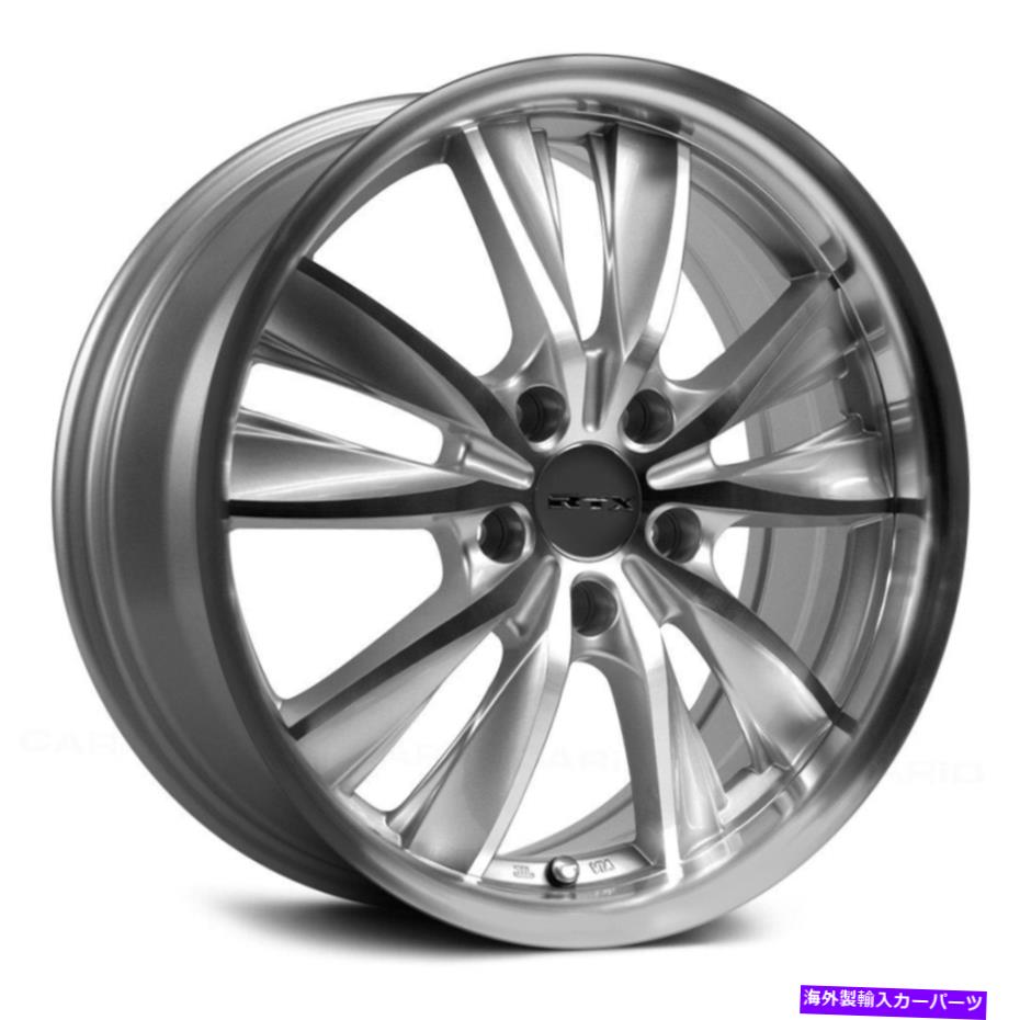 ホイール 4本セット RTXツイストホイール17x7(40、5x114.3、73.1)4のシルバーリムセット RTX TWIST Wheels 17x7 (40, 5x114.3, 73.1) Silver Rims Set of 4【並行輸入品】|Us Custom Parts Shop USDM