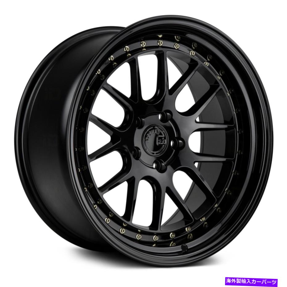 ホイール 4本セット aodhan ds06ホイール18x9.5(35、5x100、73.1)4のブラックリムセット Aodhan DS06 Wheels 18x9.5 (35, 5x100, 73.1) Black Rims Set of 4【並行輸入品】|Us Custom Parts Shop USDM