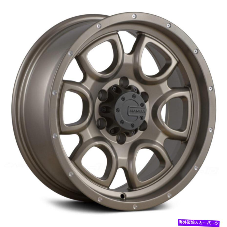 ホイール 4本セット Mamba M19ホイール17x9(0、5x139.7、108.1)4のブロンズリムセット Mamba M19 Wheels 17x9 (0, 5x139.7, 108.1) Bronze Rims Set of 4【並行輸入品】|Us Custom Parts Shop USDM