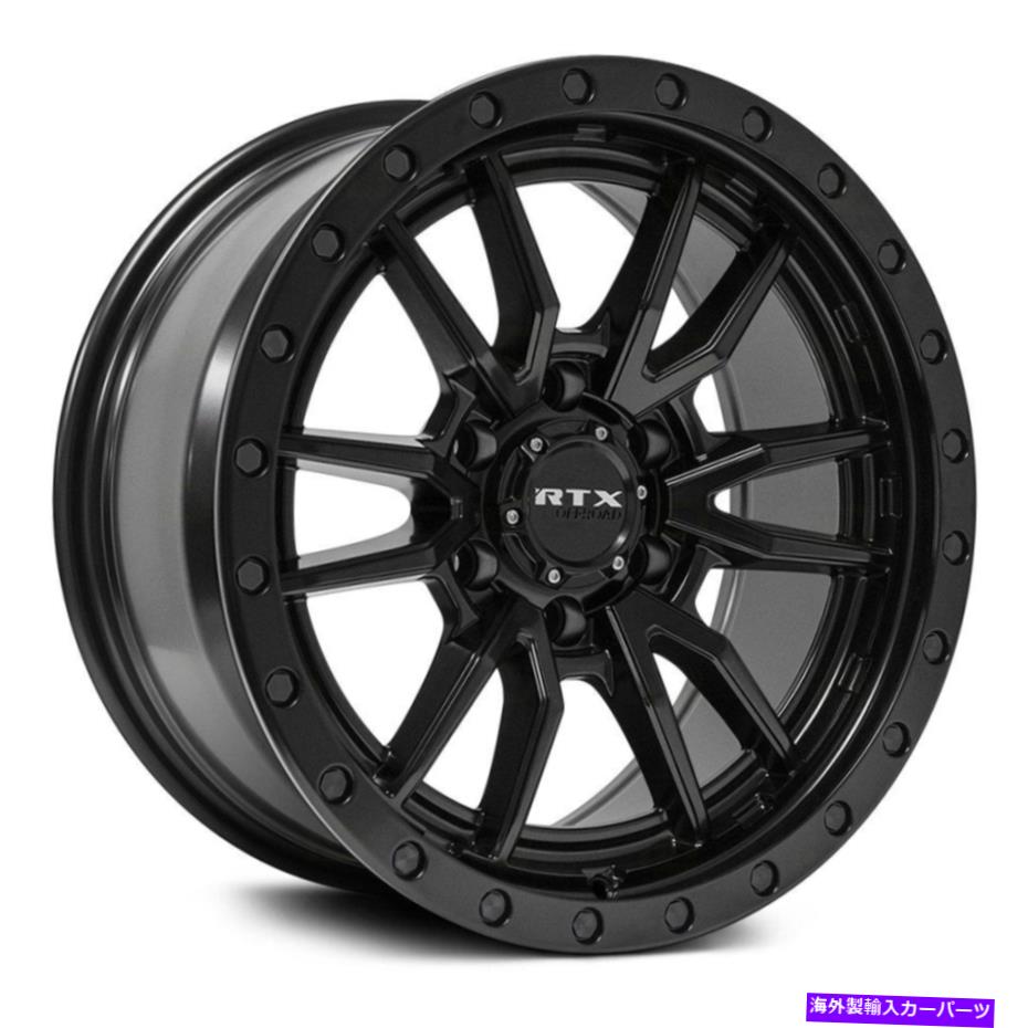 ホイール　４本セット RTXウルフホイール18x9（10、6x139.7、106.1）4のブラックリムセット RTX WOLF Wheels 18x9 (10, 6x139.7, 106.1) Black Rims Set of 4【並行輸入品】｜Us Custom Parts Shop USDM
