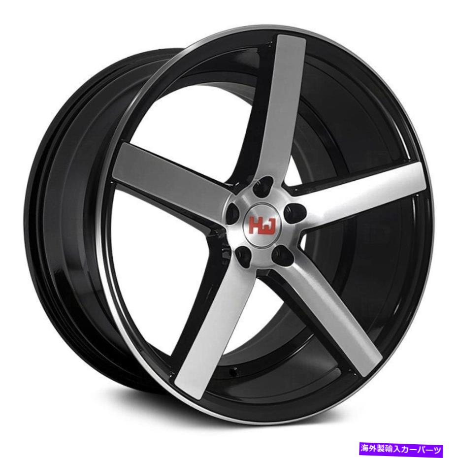 ホイール　４本セット HEMI HM05ホイール18x10（35、5x114.3、73.1）4のブラックリムセット Hemi HM05 Wheels 18x10 (35, 5x114.3, 73.1) Black Rims Set of 4【並行輸入品】