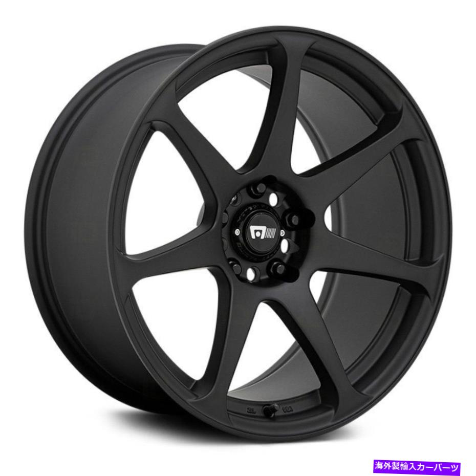 ホイール　４本セット Motegi Racing MR154バトルホイール17x8（43、5x108、72.56）4のブラックリムセット Motegi Racing MR154 BATTLE Wheels 17x8 (43, 5x108, 72.56) Black Rims Set of 4【並行輸入品】
