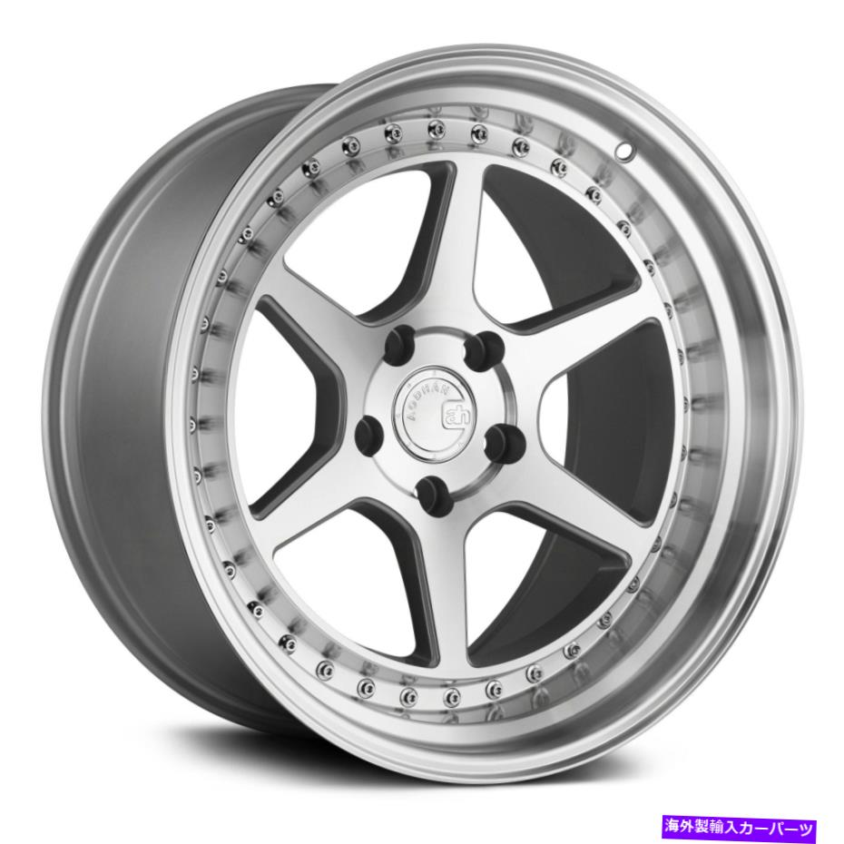 ホイール　４本セット aodhan ds09ホイール18x8.5（35、5x114.3、73.1）4のシルバーリムセット Aodhan DS09 Wheels 18x8.5 (35, 5x114.3, 73.1) Silver Rims Set of 4【並行輸入品】