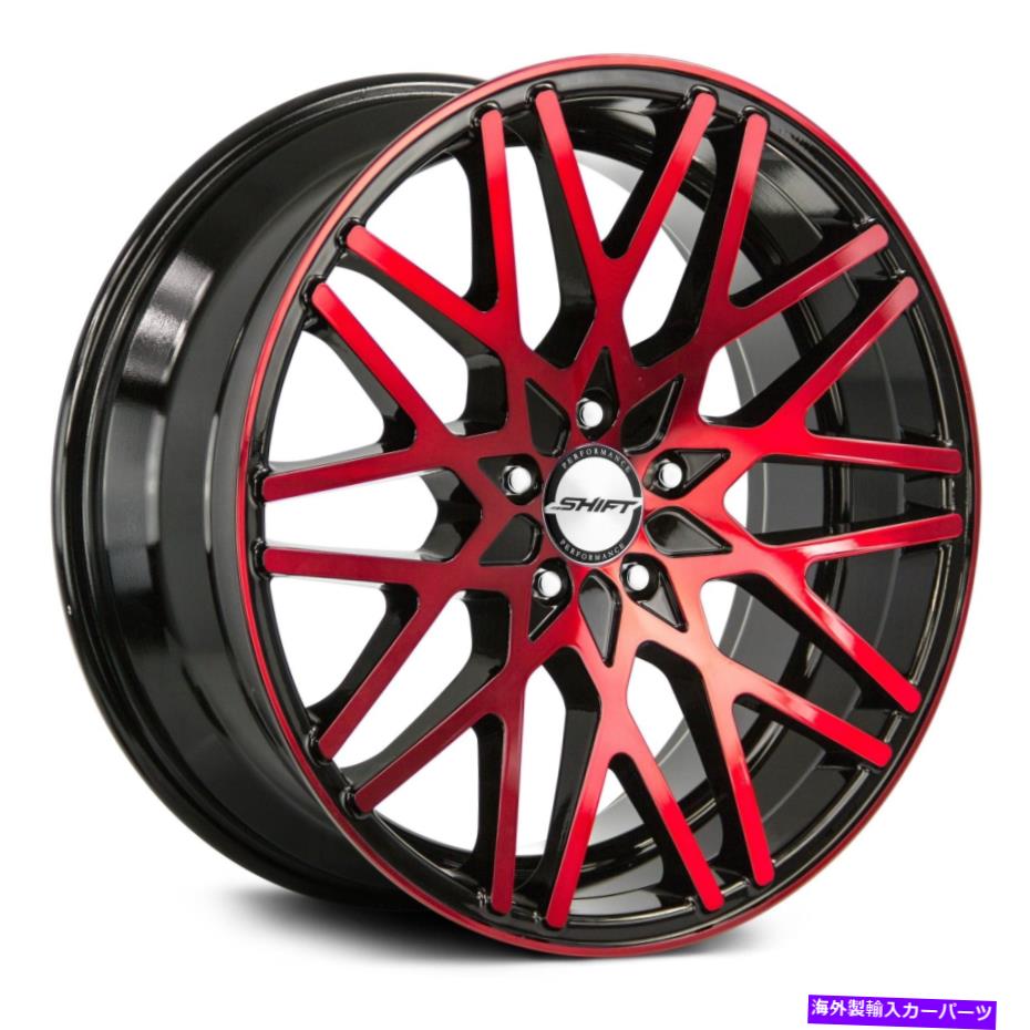 ホイール　４本セット シフトフォーミュラホイール18x8（35、5x114.3、73.1）グロスリムセット4 Shift FORMULA Wheels 18x8 (35, 5x114.3, 73.1) Gloss Rims Set of 4【並行輸入品】｜Us Custom Parts Shop USDM