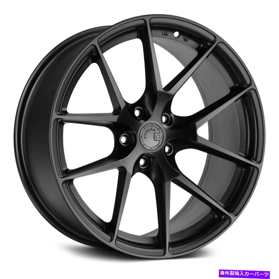 ホイール　４本セット aodhan aff07ホイール19x9.5（35、5x120.65、72.6）4のブラックリムセット Aodhan AFF07 Wheels 19x9.5 (35, 5x120.65, 72.6) Black Rims Set of 4【並行輸入品】