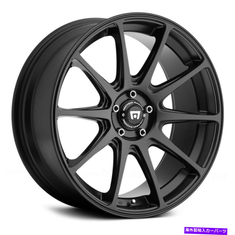 ホイール　４本セット Motegi RacingMR127ホイール17x8（38、5x120.65、72.56）4のブラックリムセット Motegi Racing MR127 Wheels 17x8 (38, 5x120.65, 72.56) Black Rims Set of 4【並行輸入品】｜Us Custom Parts Shop USDM