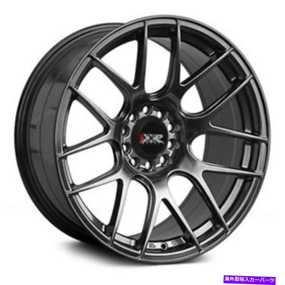 ホイール 4本セット XXR 530ホイール17x8.3(25、4x114.3、73.1)4のブラックリムセット XXR 530 Wheels 17x8.3 (25, 4x114.3, 73.1) Black Rims Set of 4【並行輸入品】|Us Custom Parts Shop USDM