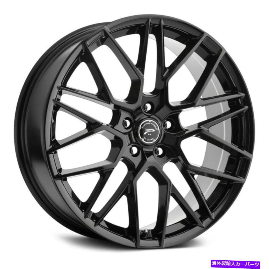 ホイール　４本セット プラチナ459bk報復ホイール20x8.5（40、5x120.65）4のブラックリムセット Platinum 459BK Retribution Wheels 20x8.5 (40, 5x120.65) Black Rims Set of 4【並行輸入品】｜Us Custom Parts Shop USDM