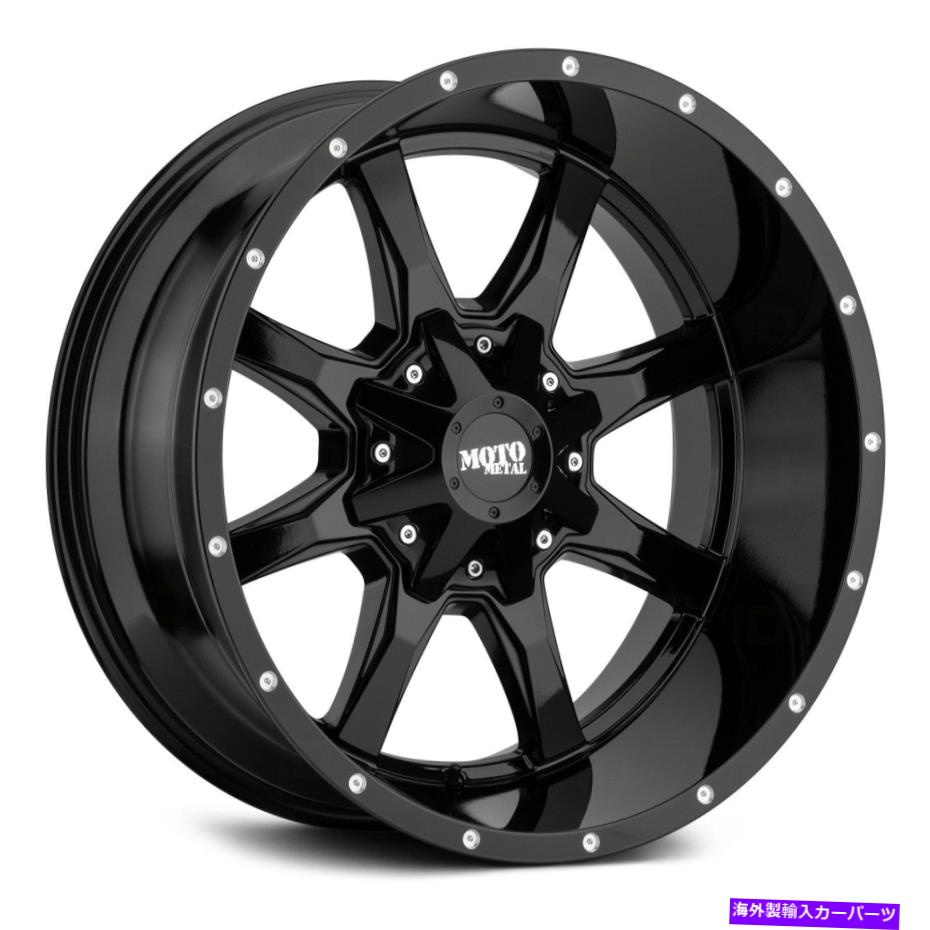 ホイール　４本セット Moto Metal Mo970（USAでMade）ホイール17x9（12、5x139.7）4のブラックリムセット Moto Metal MO970 (Made in USA) Wheels 17x9 (12, 5x139.7) Black Rims Set of 4【並行輸入品】