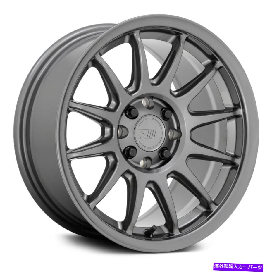 ホイール　４本セット Motegi Racing MR156 S12ホイール16x8（28、4x108、72.56）4のガンメタルリムセット Motegi Racing MR156 S12 Wheels 16x8 (28, 4x108, 72.56) Gunmetal Rims Set of 4【並行輸入品】
