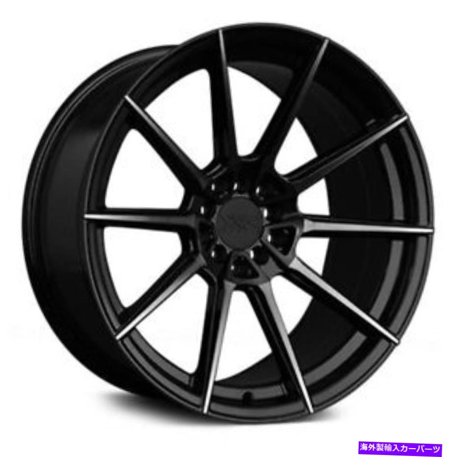 ホイール 4本セット XXR 567ホイール18x8.5(35、5x114.3、73.1)4のブラックリムセット XXR 567 Wheels 18x8.5 (35, 5x114.3, 73.1) Black Rims Set of 4【並行輸入品】