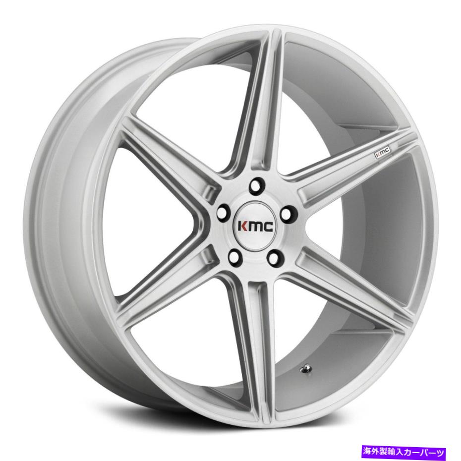 ホイール 4本セット KMC KM711プリズムホイール20x10.5(35、5x112、66.56)4のシルバーリムセット KMC KM711 PRISM Wheels 20x10.5 (35, 5x112, 66.56) Silver Rims Set of 4【並行輸入品】|Us Custom Parts Shop USDM