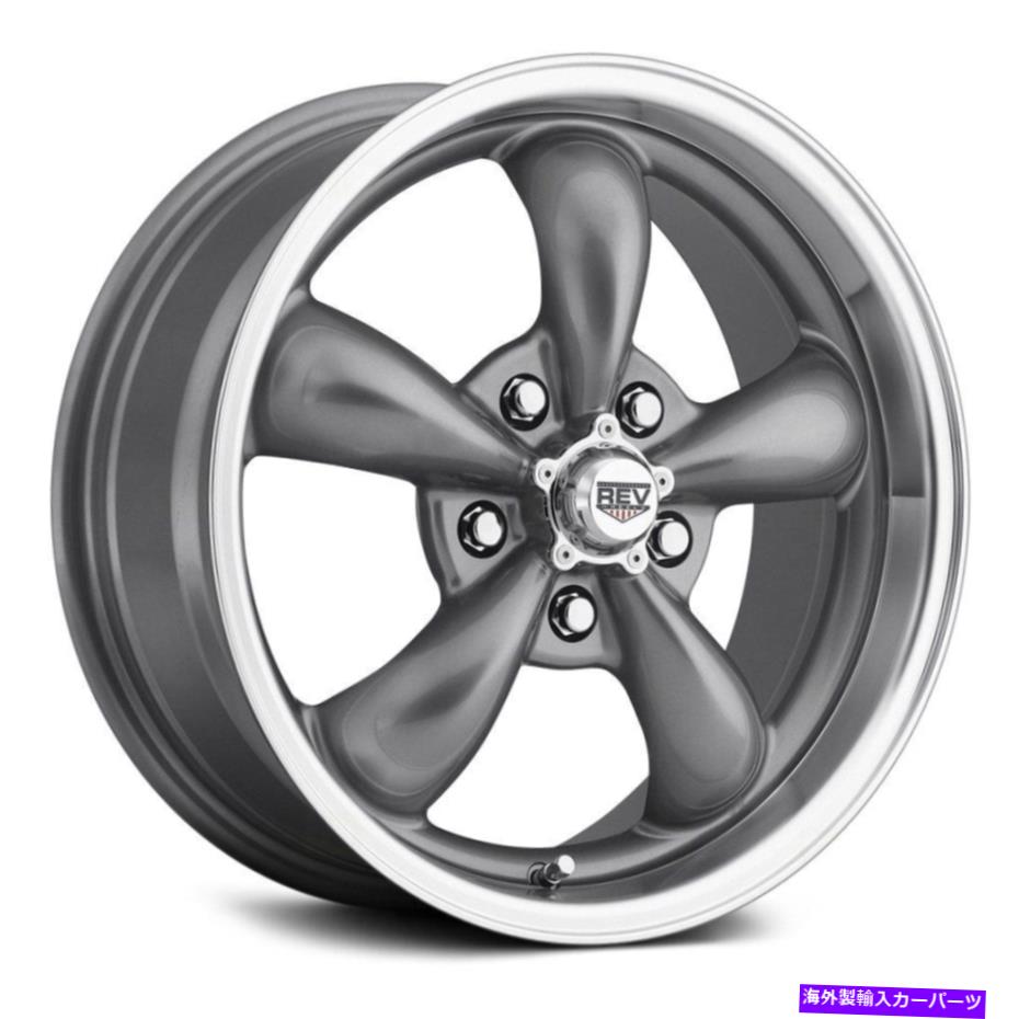 ホイール　４本セット Rev 100ホイール20x8（0、5x127、78.1）4の無煙炭リムセット REV 100 Wheels 20x8 (0, 5x127, 78.1) Anthracite Rims Set of 4【並行輸入品】｜Us Custom Parts Shop USDM