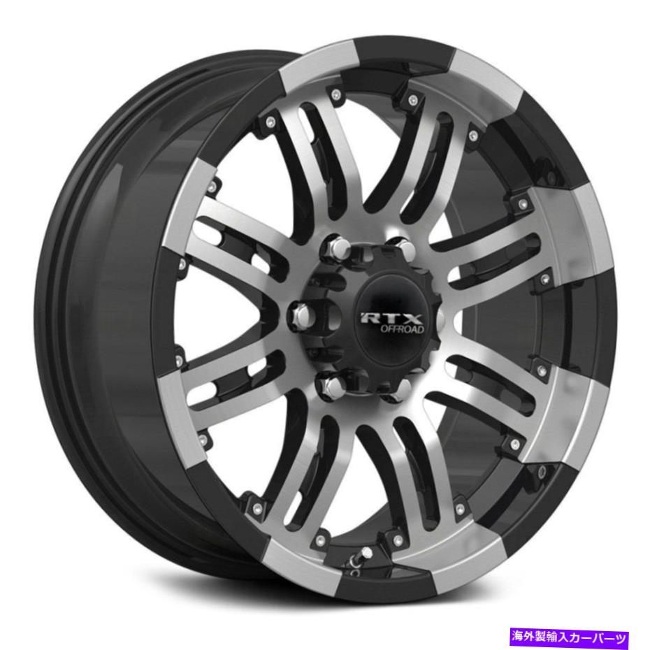 ホイール　４本セット RTX Loki IIホイール18x9（20、6x135、87.1）4のブラックリムセット RTX LOKI II Wheels 18x9 (20, 6x135, 87.1) Black Rims Set of 4【並行輸入品】｜Us Custom Parts Shop USDM