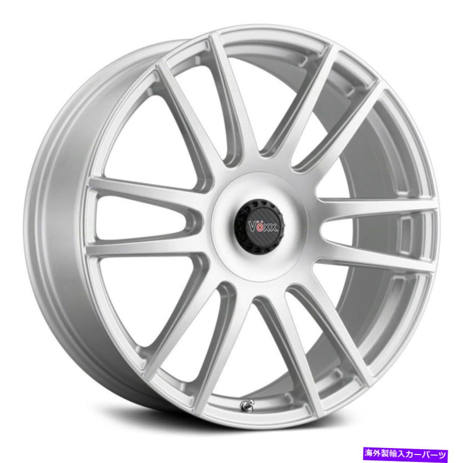 ホイール　４本セット Voxx Pisa Wheels 18x8.5（20、5x114.3、74.1）4のシルバーリムセット Voxx PISA Wheels 18x8.5 (20, 5x114.3, 74.1) Silver Rims Set of 4【並行輸入品】