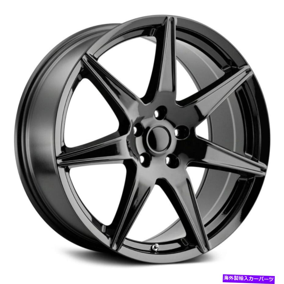ホイール　４本セット Voxx Replica Mustang GT500ホイール19x9（35、5x114.3、73.1）4のブラックリムセット Voxx Replica MUSTANG GT500 Wheels 19x9 (35, 5x114.3, 73.1) Black Rims Set of 4【並行輸入品】｜Us Custom Parts Shop USDM