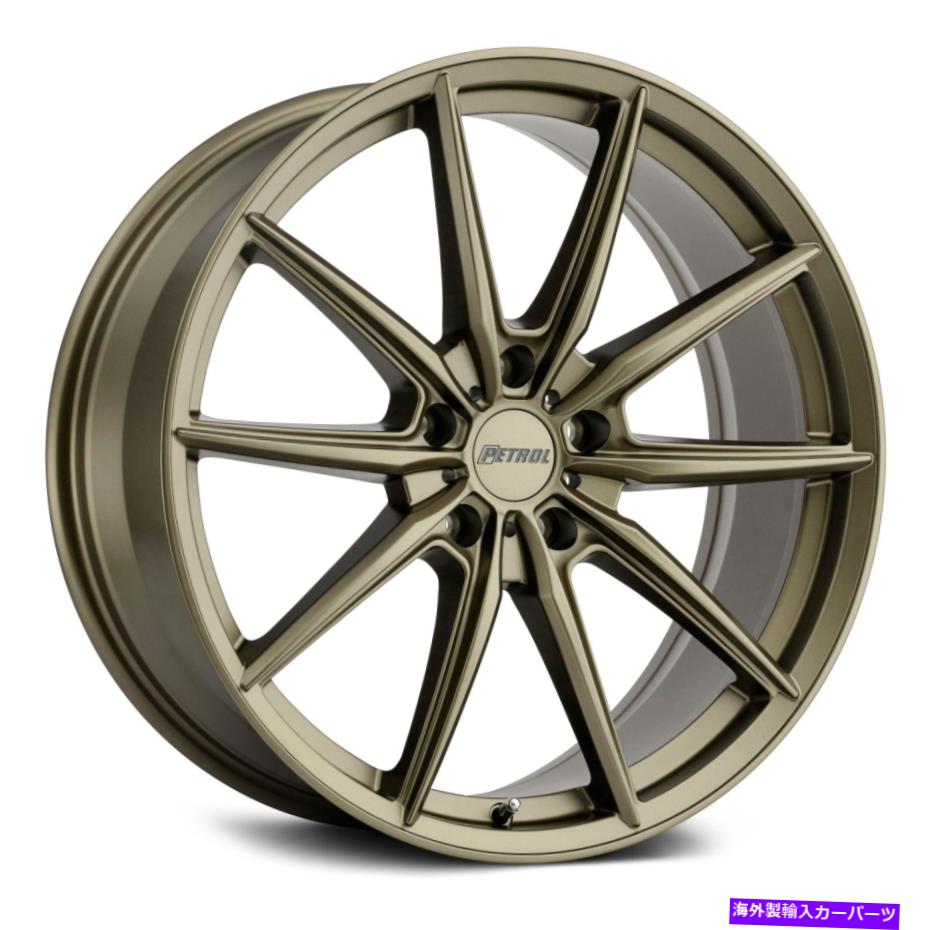ホイール 4本セット ガソリンP4Bホイール18x8(40、5x110、72.1)4のブロンズリムセット Petrol P4B Wheels 18x8 (40, 5x110, 72.1) Bronze Rims Set of 4【並行輸入品】|Us Custom Parts Shop USDM