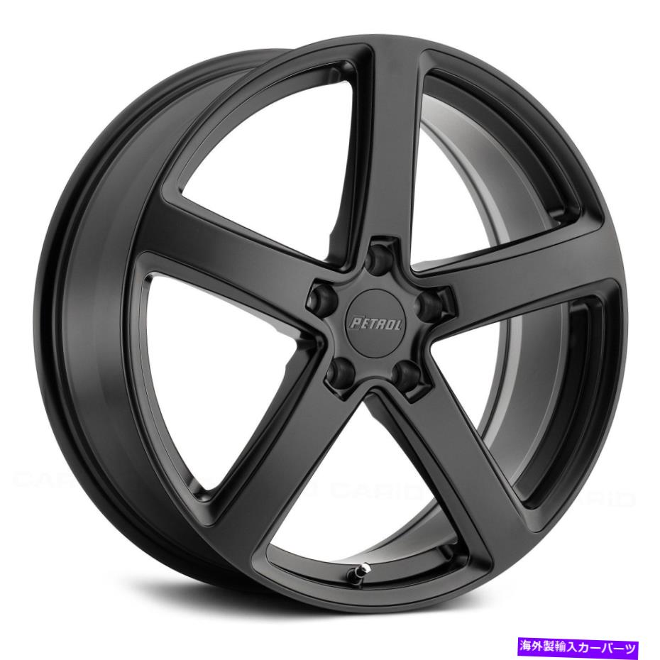 ホイール 4本セット ガソリンP2Aホイール18x8(40、5x114.3、76.1)4のブラックリムセット Petrol P2A Wheels 18x8 (40, 5x114.3, 76.1) Black Rims Set of 4【並行輸入品】|Us Custom Parts Shop USDM