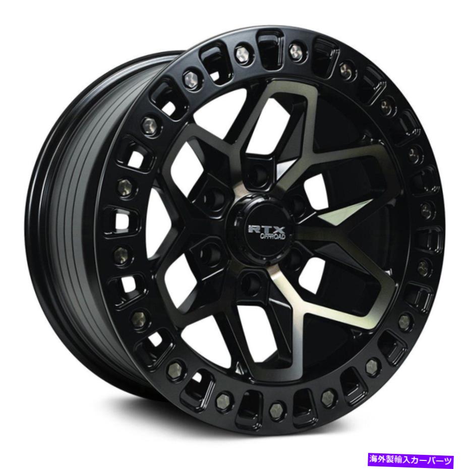 ホイール　４本セット rtx zionホイール17x9（0、5x127、71.5）4のブラックリムセット RTX ZION Wheels 17x9 (0, 5x127, 71.5) Black Rims Set of 4【並行輸入品】｜Us Custom Parts Shop USDM
