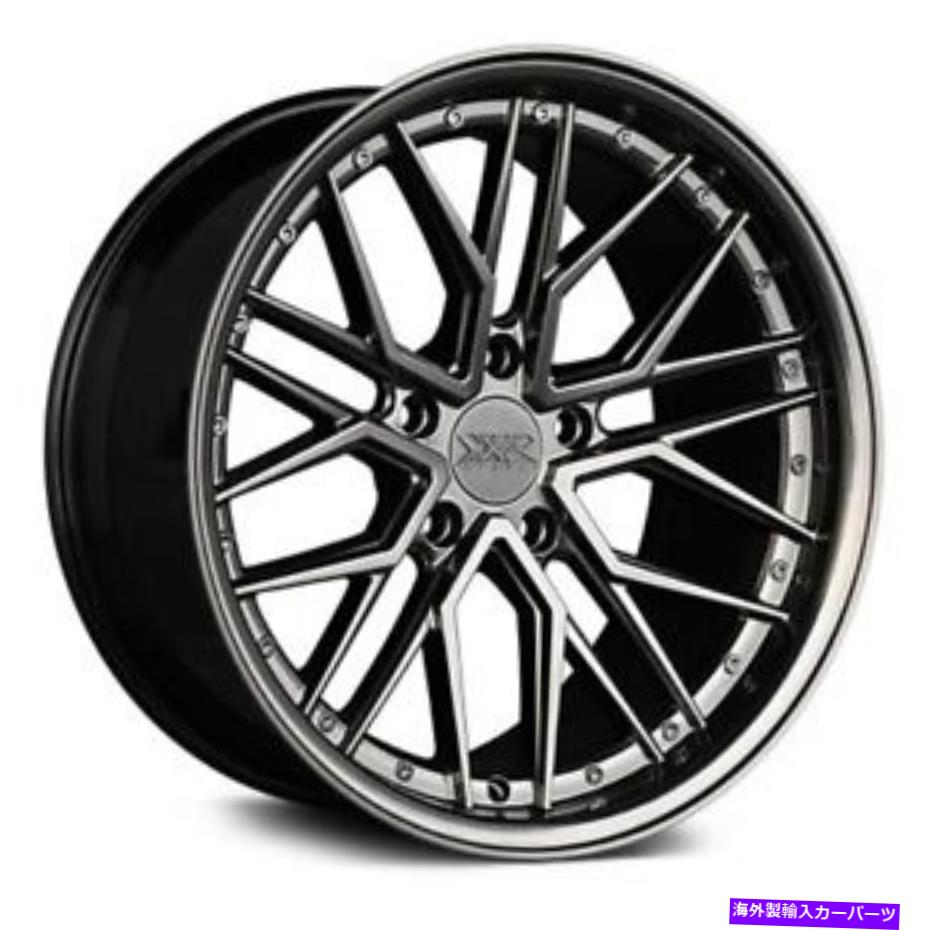 ホイール　４本セット XXR 571ホイール18x8.5（25、5x114.3、73.1）4のブラックリムセット XXR 571 Wheels 18x8.5 (25, 5x114.3, 73.1) Black Rims Set of 4【並行輸入品】 291,704円