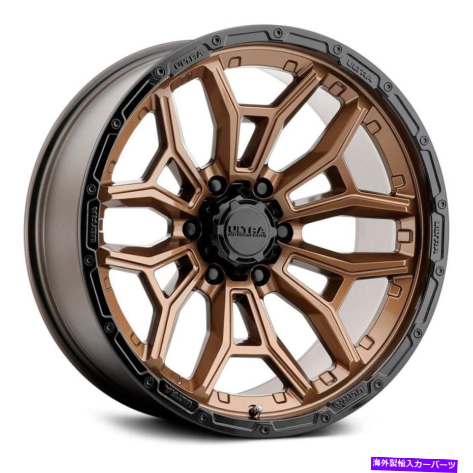 ホイール　４本セット Ultra 126bz Warmonger 6ホイール17x9（18、6x139.7、106.1）ブロンズリムセット4 Ultra 126BZ WARMONGER 6 Wheels 17x9 (18, 6x139.7, 106.1) Bronze Rims Set of 4【並行輸入品】｜Us Custom Parts Shop USDM