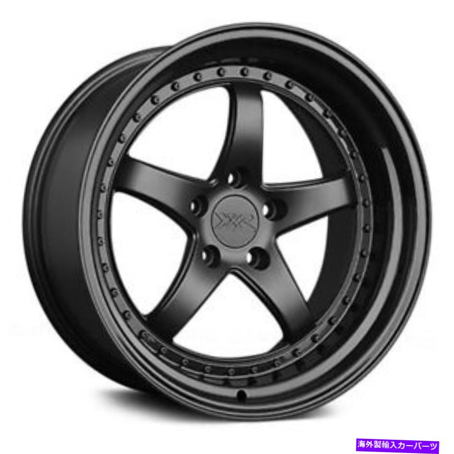 ホイール　４本セット XXR 565ホイール18x8.5（35、5x114.3、73.1）4のブラックリムセット XXR 565 Wheels 18x8.5 (35, 5x114.3, 73.1) Black Rims Set of 4【並行輸入品】