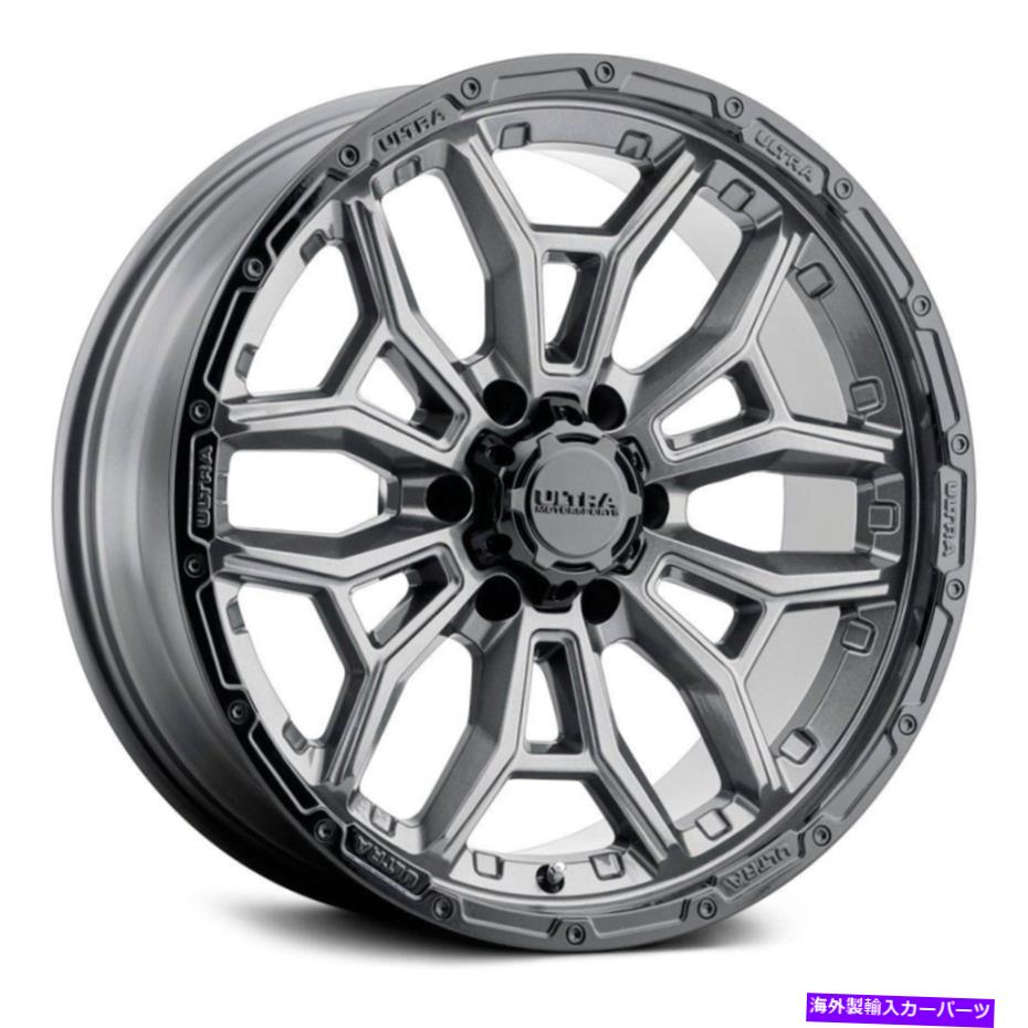 ホイール 4本セット Ultra 126gn Warmonger 6ホイール17x9(18、6x139.7)4の無煙炭リムセット Ultra 126GN WARMONGER 6 Wheels 17x9 (18, 6x139.7) Anthracite Rims Set of 4【並行輸入品】|Us Custom Parts Shop USDM