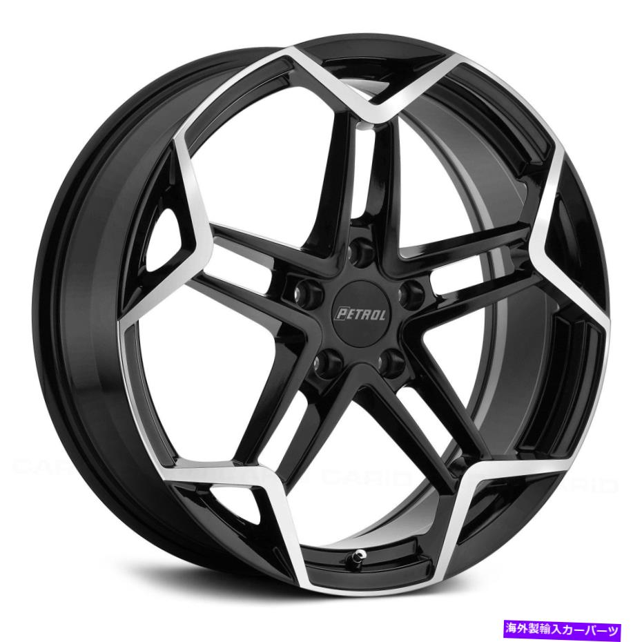 ホイール　４本セット ガソリンP1Aホイール17x8（32、5x112、72.1）4のブラックリムセット Petrol P1A Wheels 17x8 (32, 5x112, 72.1) Black Rims Set of 4【並行輸入品】｜Us Custom Parts Shop USDM