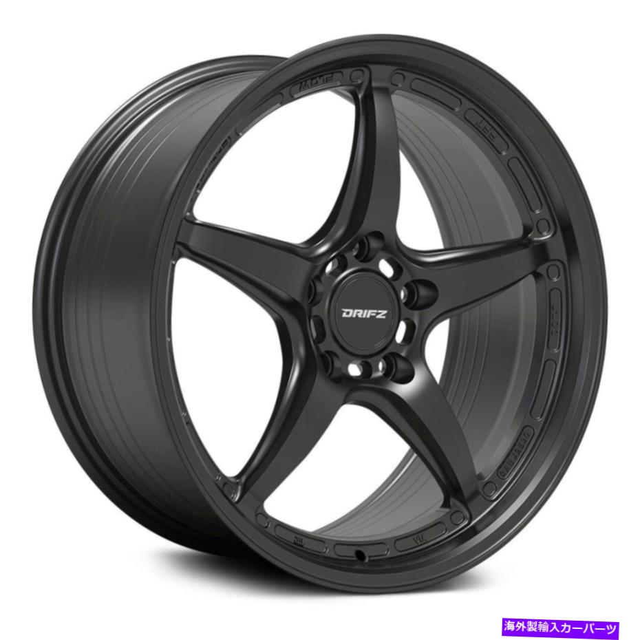 ホイール　４本セット DRIFZ 318SBホイール18x9.5（35、5x100、73.1）4のブラックリムセット Drifz 318SB Wheels 18x9.5 (35, 5x100, 73.1) Black Rims Set of 4【並行輸入品】｜Us Custom Parts Shop USDM