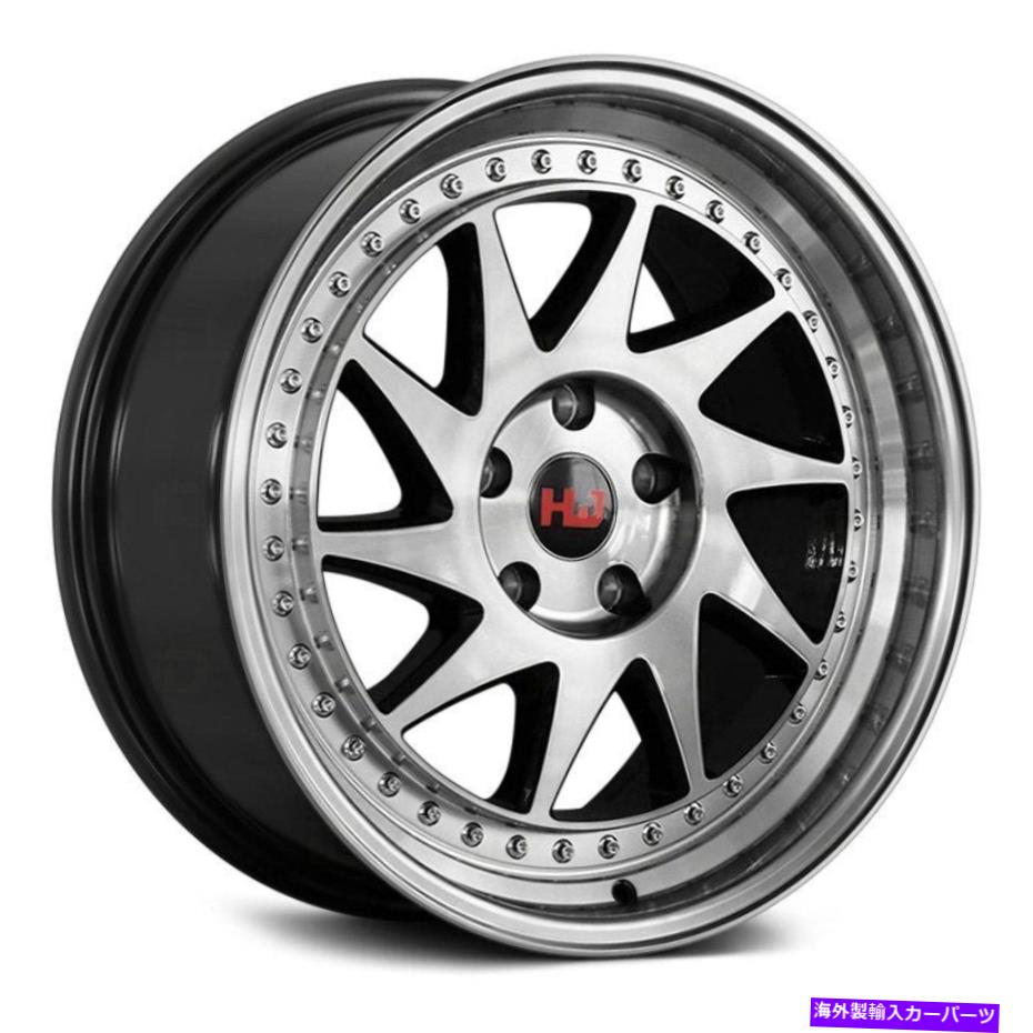 ホイール　４本セット HEMI HM2ホイール18x8.5（35、5x114.3、73.1）4のブラックリムセット Hemi HM2 Wheels 18x8.5 (35, 5x114.3, 73.1) Black Rims Set of 4【並行輸入品】｜Us Custom Parts Shop USDM