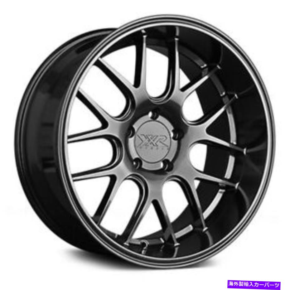 ホイール　４本セット xxr 530dホイール18x9（35、5x114.3、73.1）4のブラックリムセット XXR 530D Wheels 18x9 (35, 5x114.3, 73.1) Black Rims Set of 4【並行輸入品】