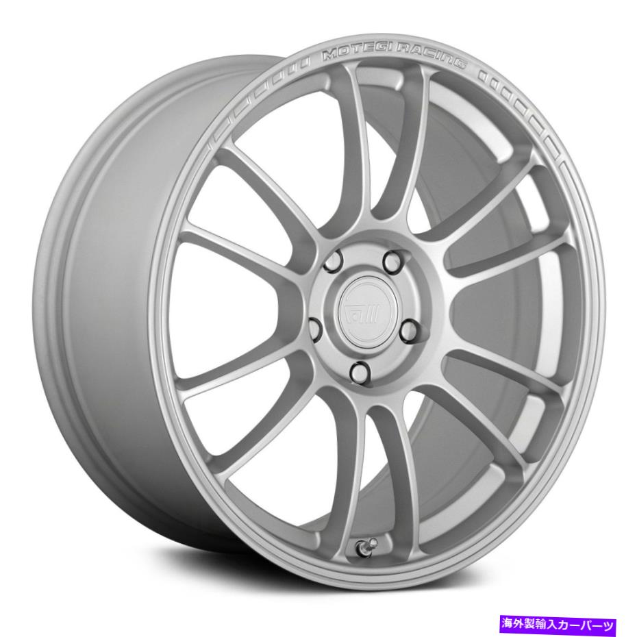 ホイール　４本セット Motegi Racing MR146 SS6ホイール18x9.5（35、5x114.3、72.56）4のシルバーリムセット Motegi Racing MR146 SS6 Wheels 18x9.5 (35, 5x114.3, 72.56) Silver Rims Set of 4【並行輸入品】｜Us Custom Parts Shop USDM